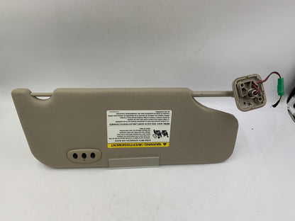 2010-2011 Ford Taurus Driver Sun Visor Gray Illuminated OEM E01B67009