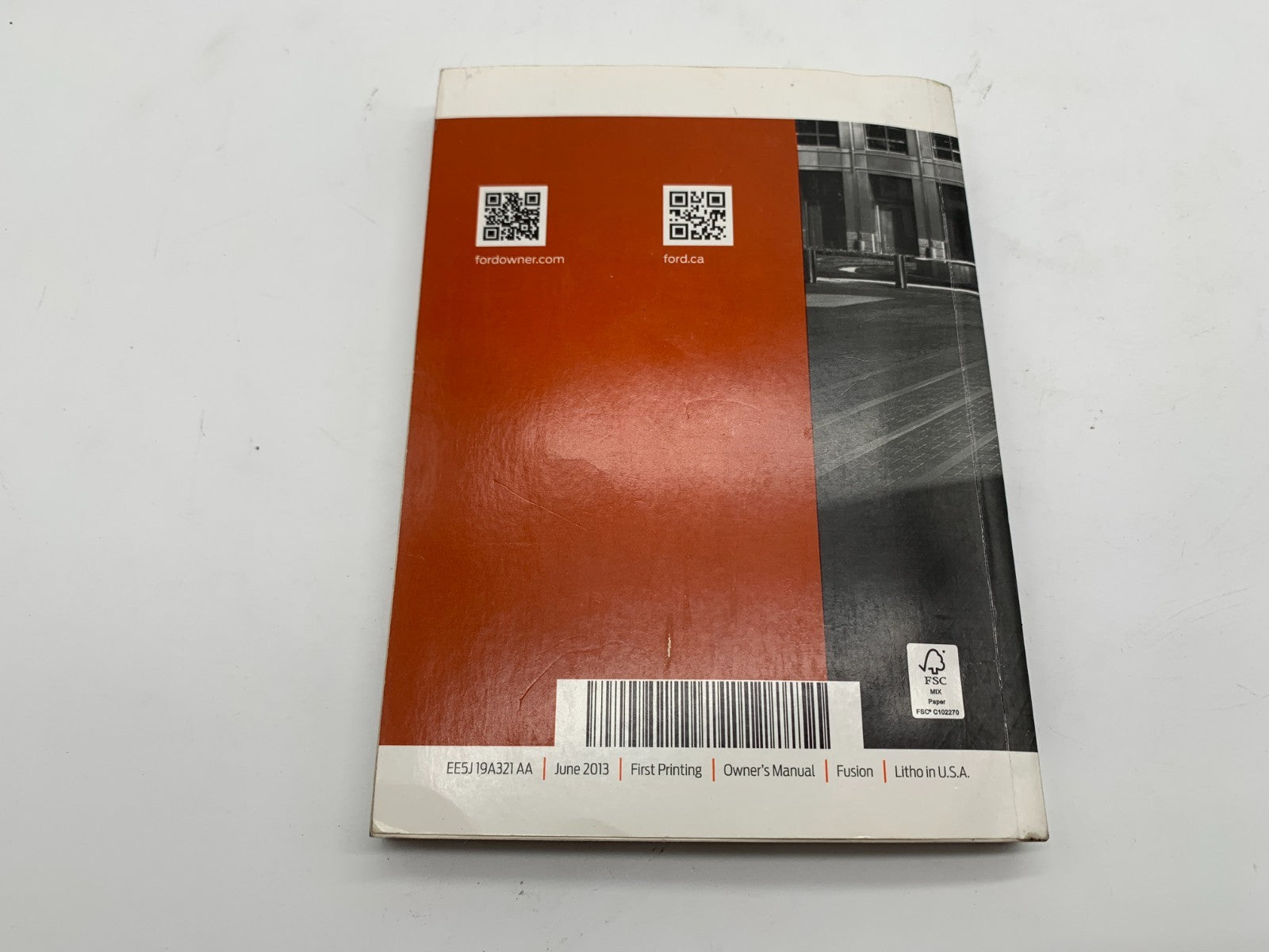 2014 Ford Fusion Owners Manual Set with Case OEM C01B49003