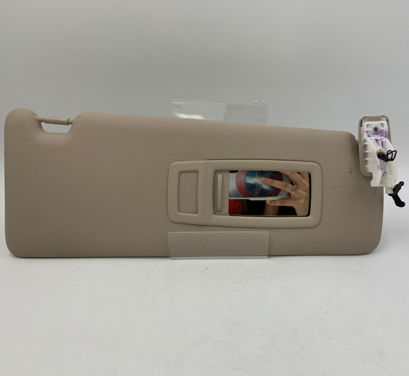 2012-2018 BMW 328i Passenger Sun Visor Gray OEM C02B22050