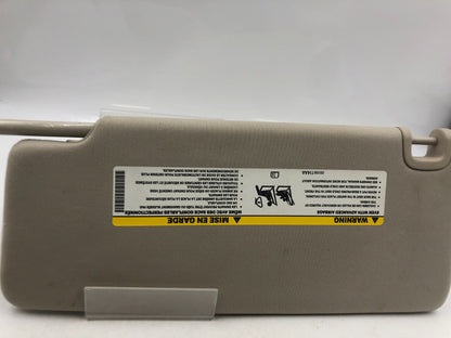 2016-2017 Chrysler 200 Sedan Passenger Sun Visor Gray Illuminated OEM B01B16039
