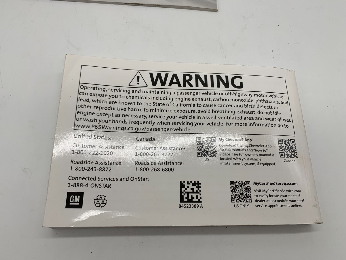 2021 Chevrolet Malibu Owners Manual Set OEM A02B54008