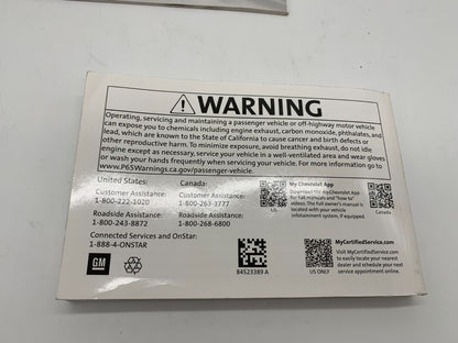 2021 Chevrolet Malibu Owners Manual Set OEM A02B54008