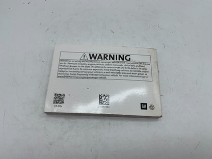 2018 Chevy Traverse Owners Manual OEM B03B51019