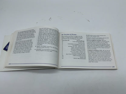 2001 Buick LeSabre Owners Manual OEM B03B56025