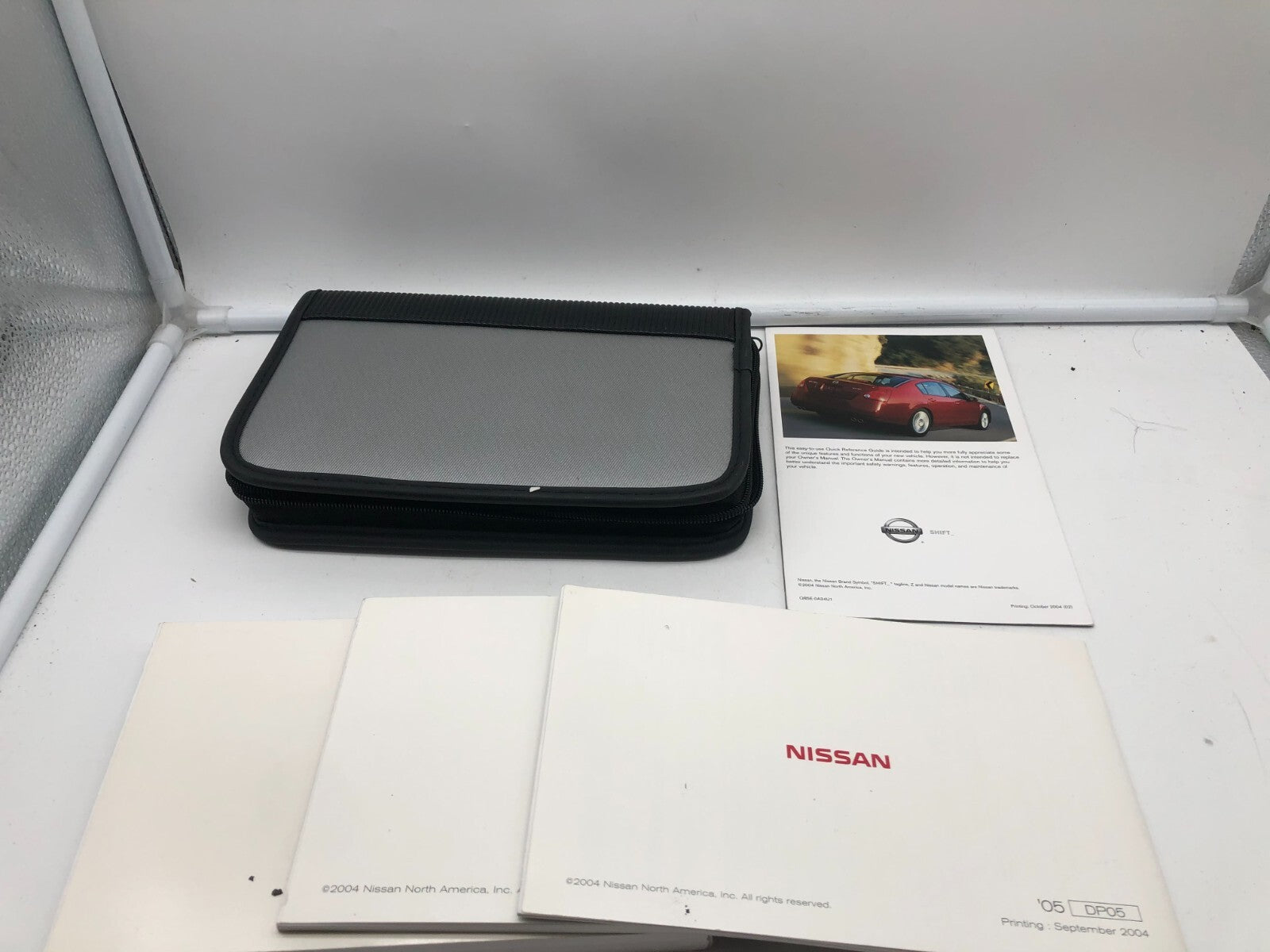 2005 Nissan Maxima Owners Manual Set with Case OEM B03B43002