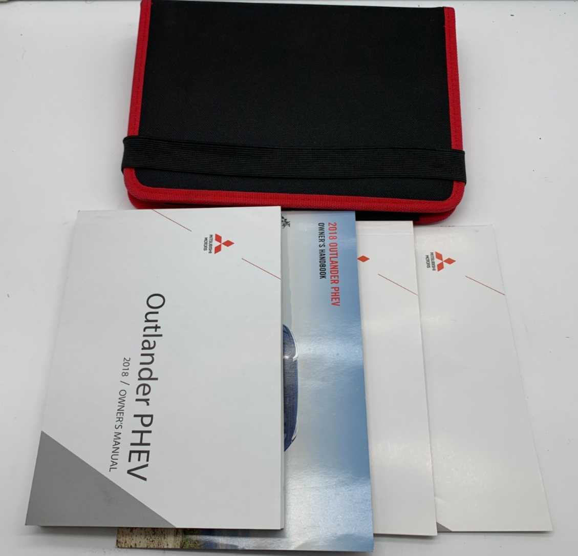 2018 Mitsubishi Outlander Owners Manual Set with Case OEM A01B41015