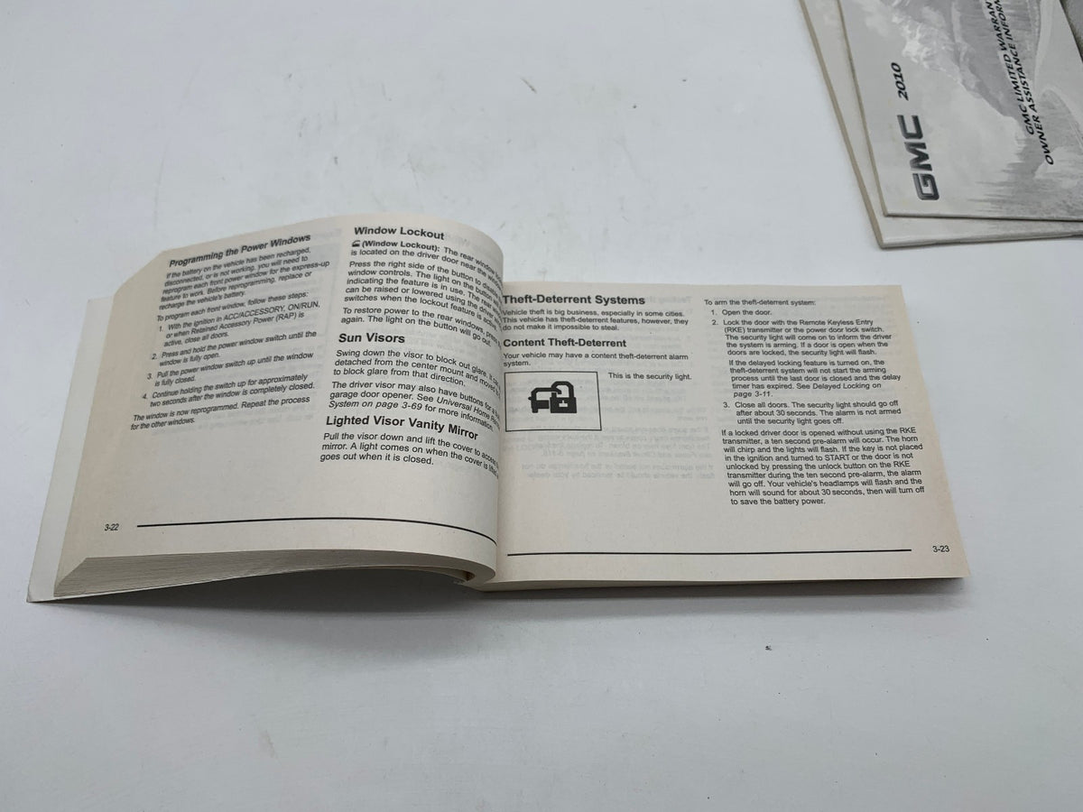 2010 GMC Yukon/Yukon XL Owners Manual Set OEM R01B33004