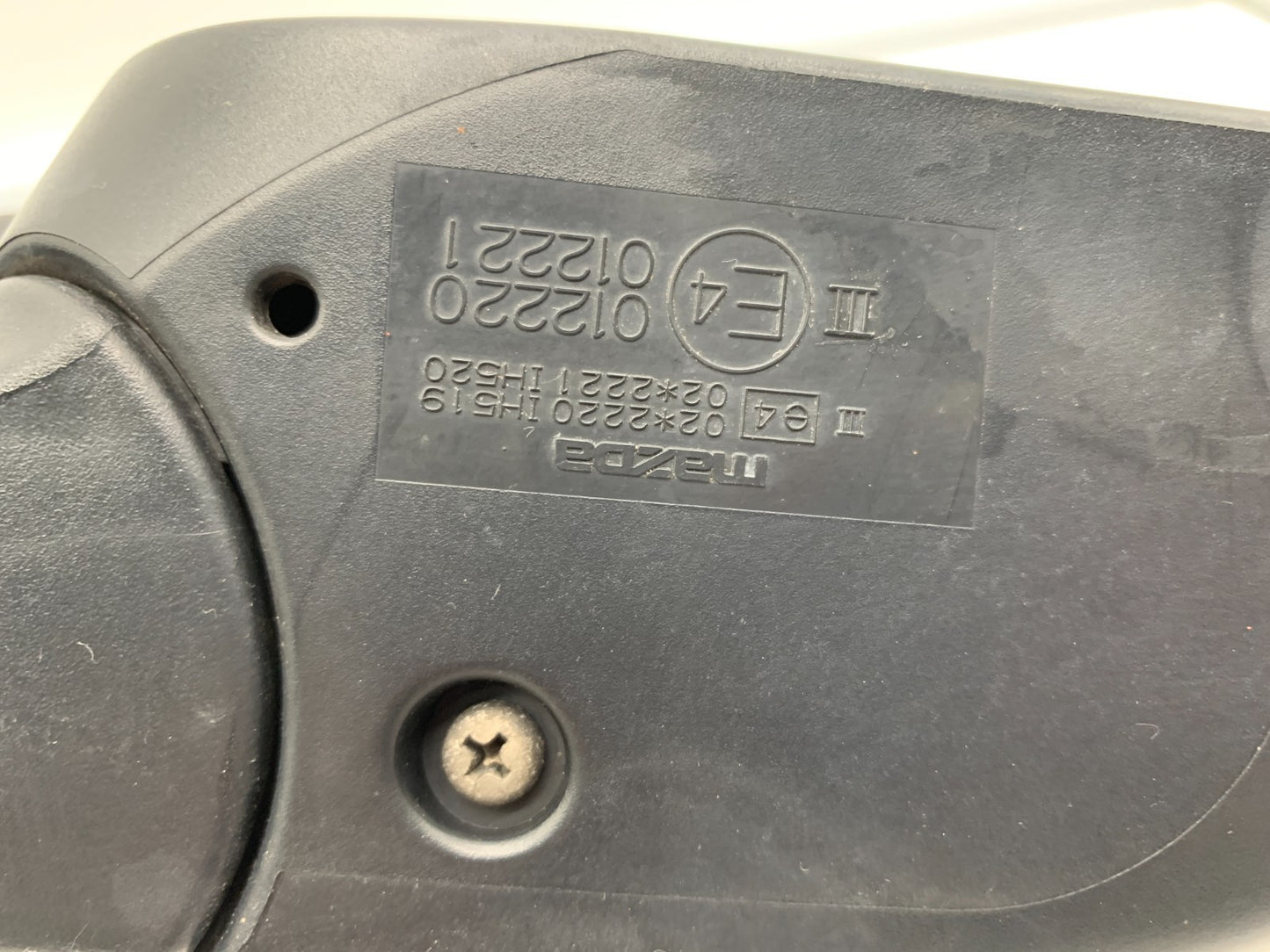 2007-2009 Mazda 3 Passenger Side View Power Door Mirror Red OEM C01B27002