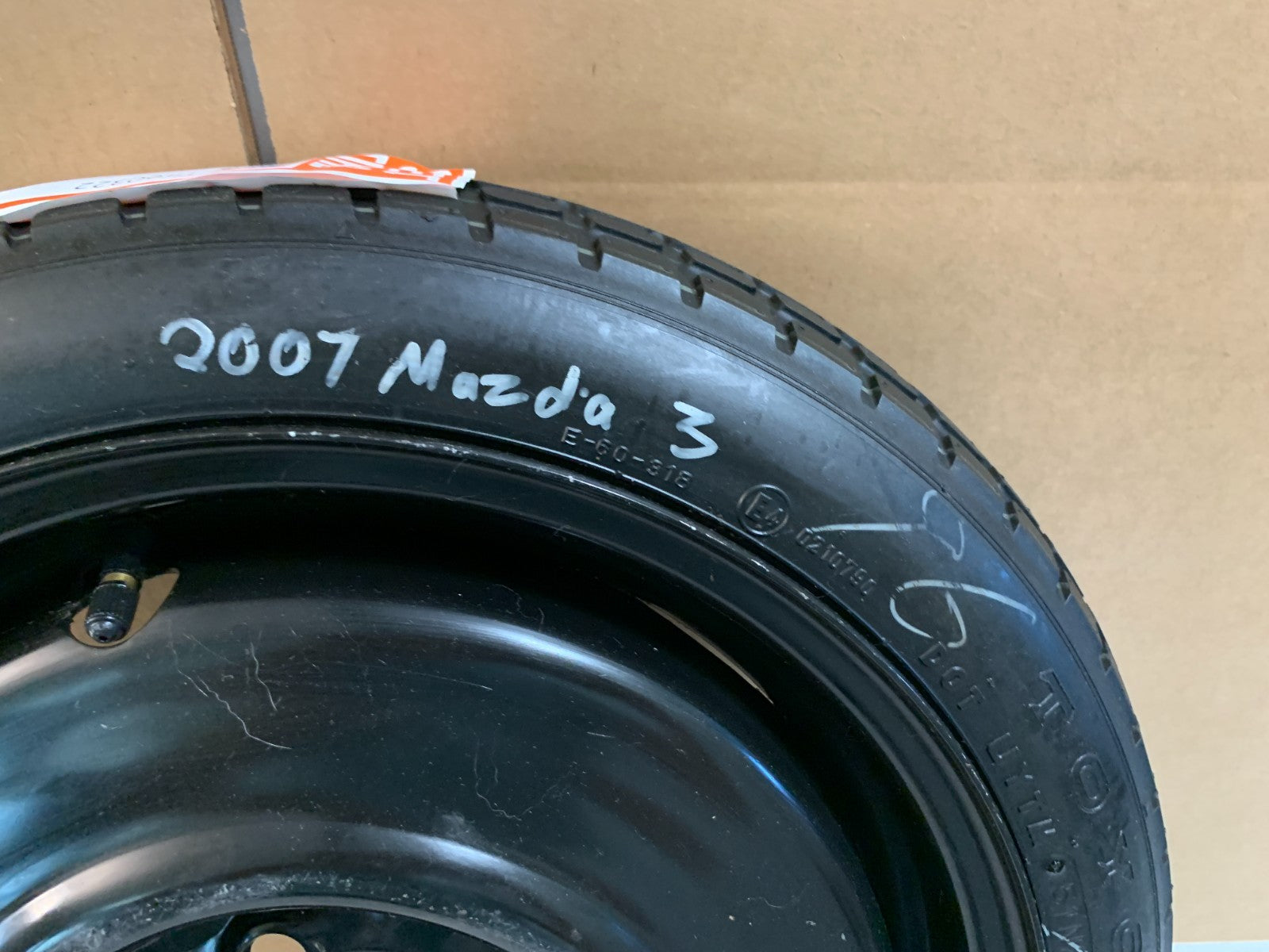 2004-2009 Mazda 3 Mazda3 15" Spare Tire Compact Donut T115/70D15 OEM