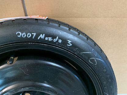 2004-2009 Mazda 3 Mazda3 15" Spare Tire Compact Donut T115/70D15 OEM