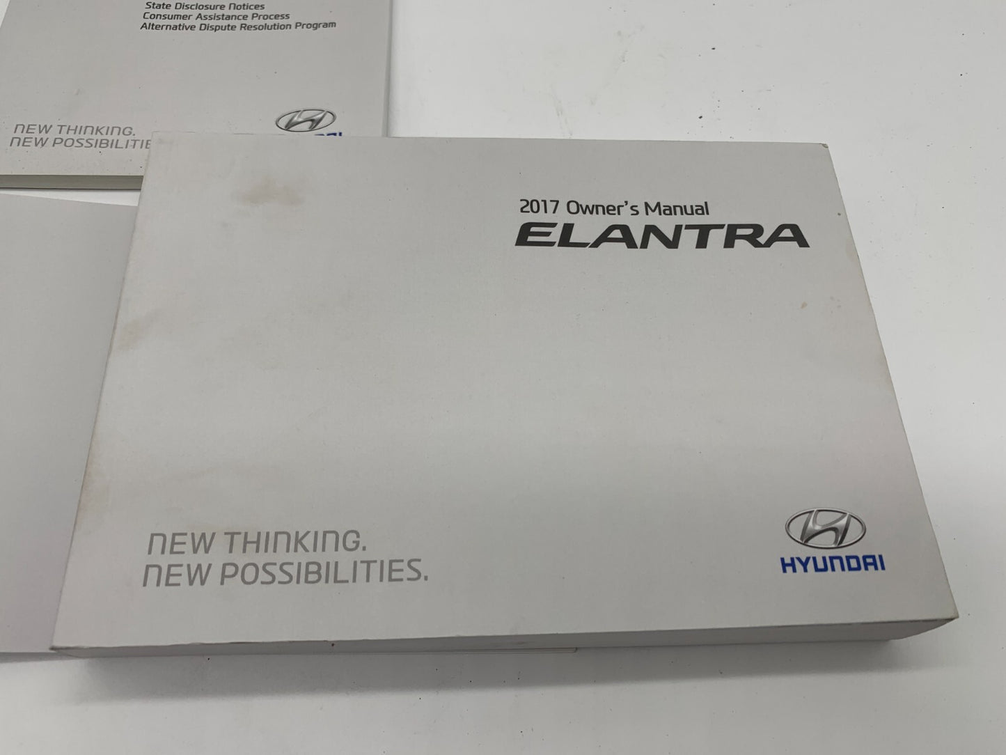 2017 Hyundai Elantra Owners Manual Set OEM A02B54007