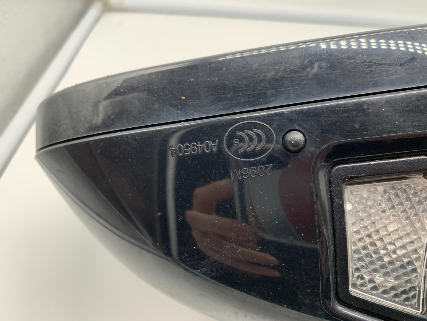 2017-2019 Jaguar XE Driver Side View Power Door Mirror Black BSA OEM B04B24001