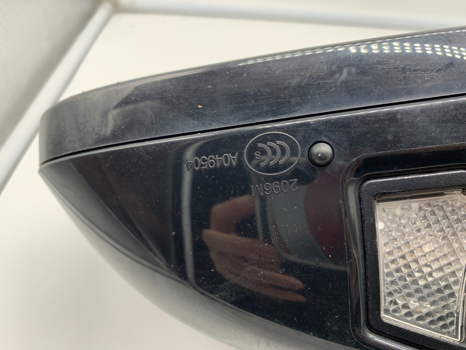 2017-2019 Jaguar XE Driver Side View Power Door Mirror Black BSA OEM B04B24001