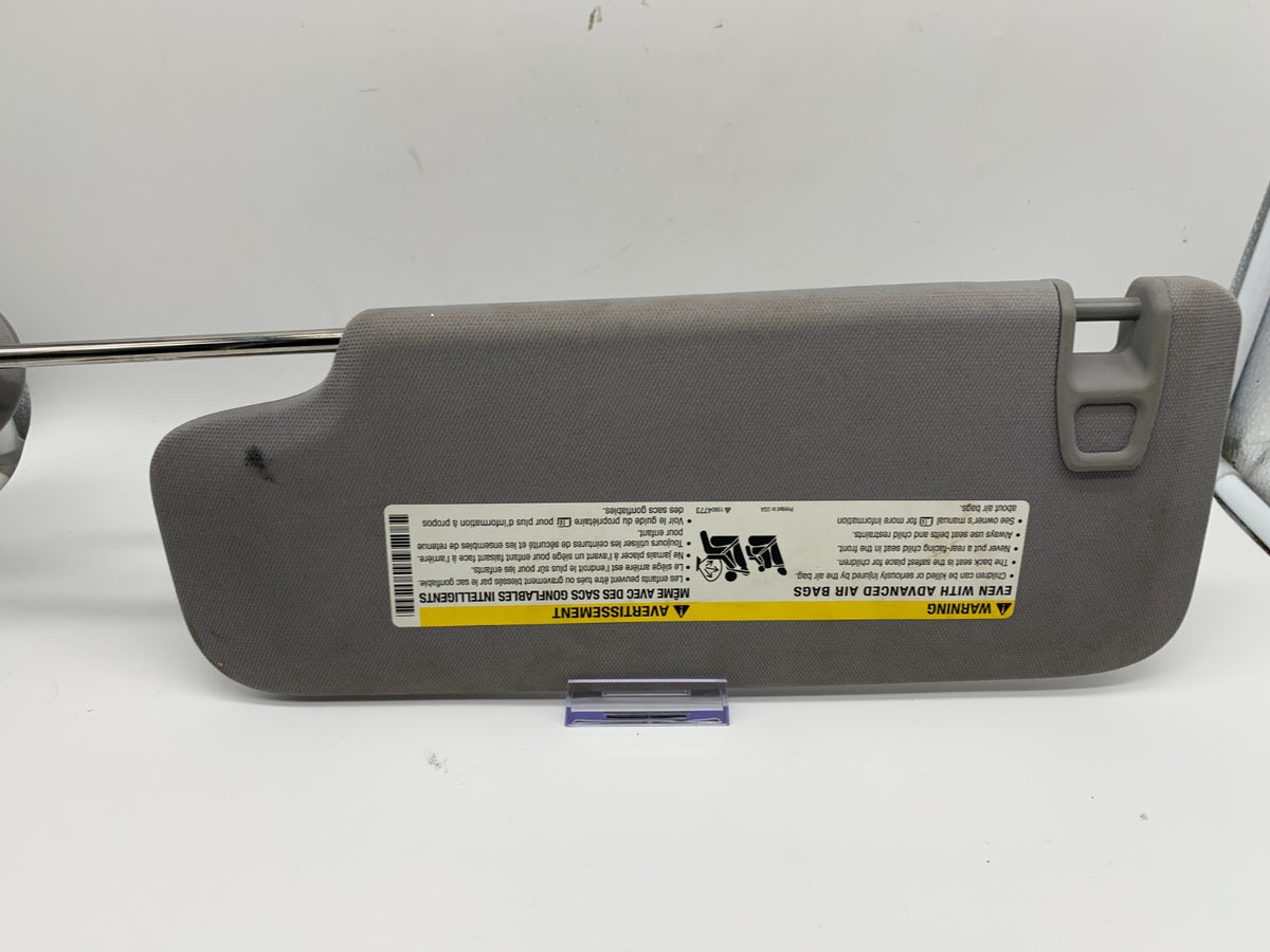 2016-2023 Chevrolet Malibu Passenger Sun Visor Gray Illuminated OEM B01B13036