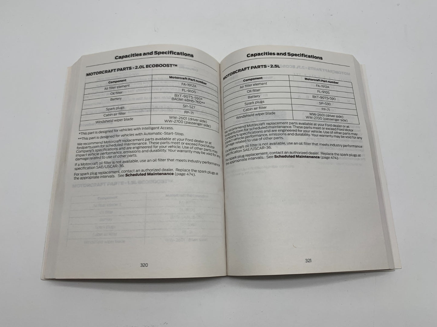 2019 Ford Fusion Owners Manual Set with Case OEM E01B59014