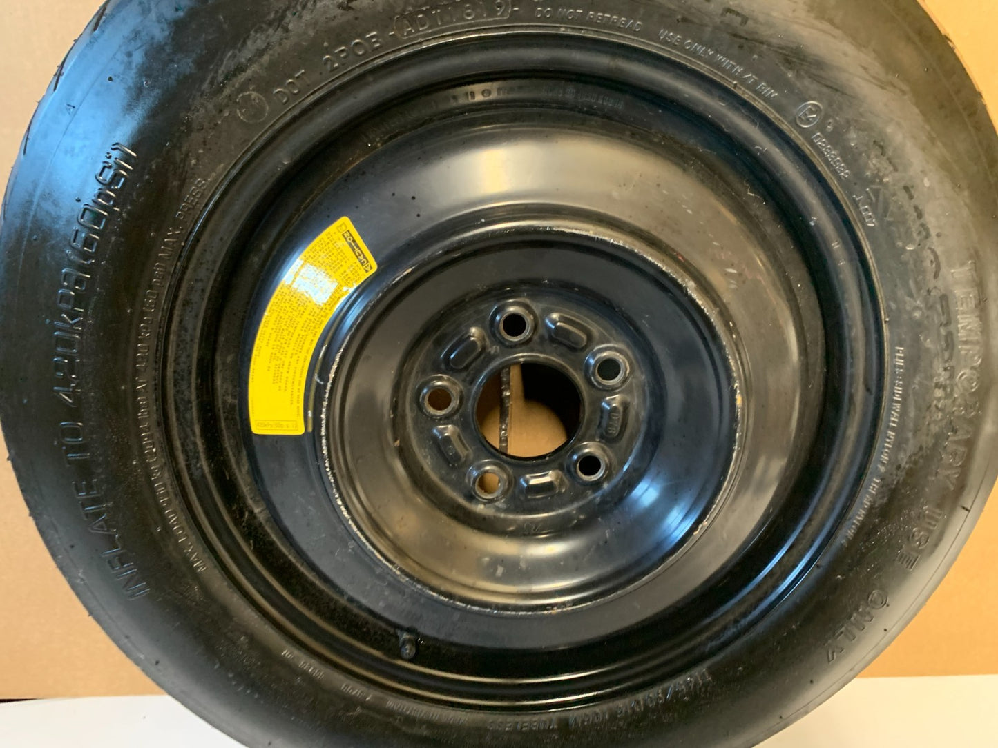 2018-2023 Mazda CX5 CX-5 16" Spare Tire Wheel Compact Donut T145/90D16