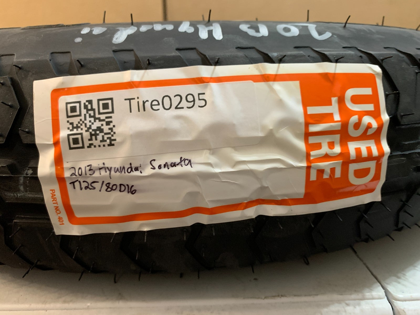 2006-2014 Hyundai Sonata 16" Spare Tire Compact Donut T125/80D16 OEM Spare