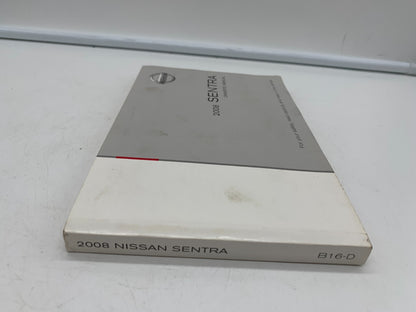 2008 Nissan Sentra Owners Manual OEM C03B31005