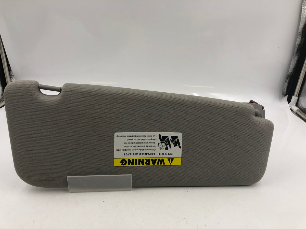 2008-2010 BMW 528i Driver Sun Visor Illuminated Gray OEM B01B16037