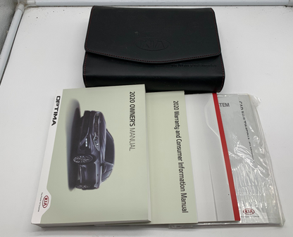 2020 Kia Optima Owners Manual Set with Case OEM R01B29033