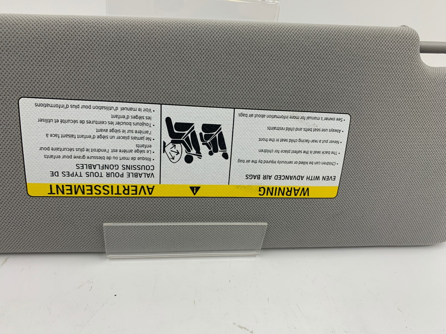 2010-2017 BMW 535i GT Passenger Sun Visor Gray Illuminated OEM B04B19012