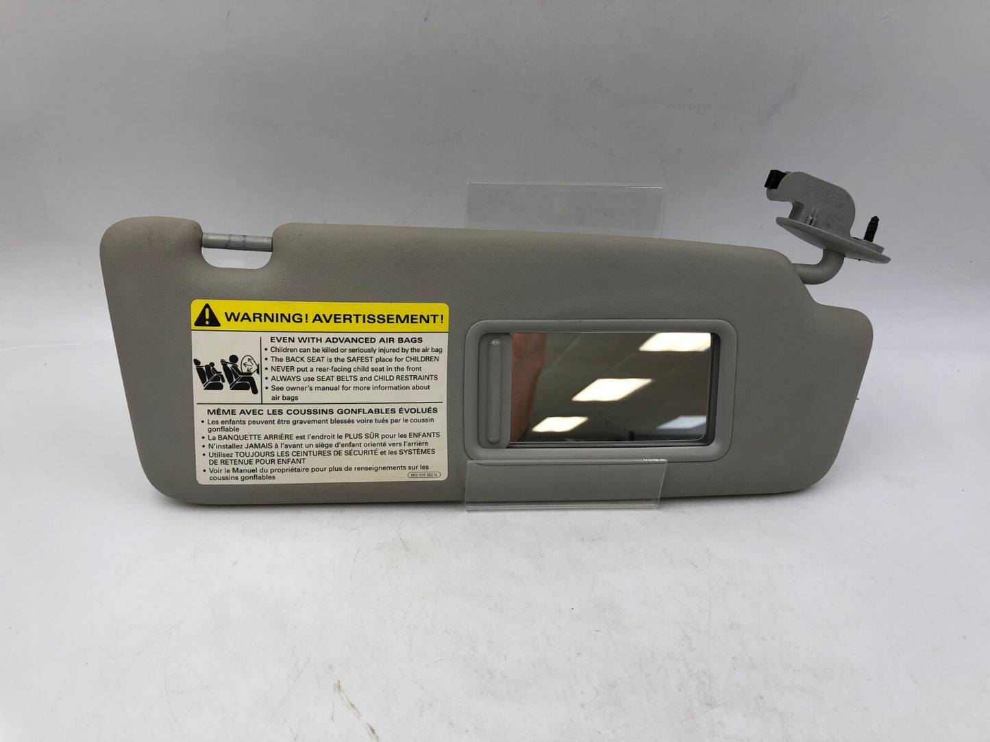 2006-2013 Audi A3 Passenger Sun Visor Gray Illuminated OEM A02B44063