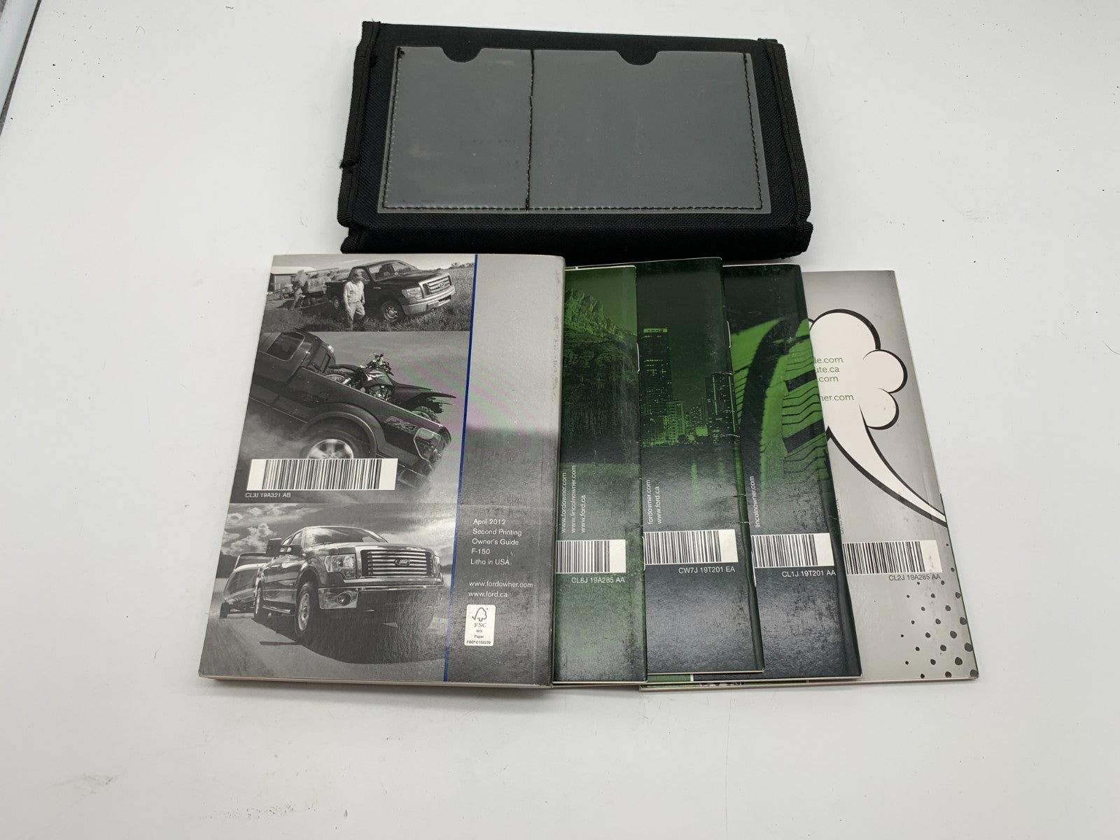 2012 Ford F-150 F150 Owners Manual Set with Case OEM C02B04036