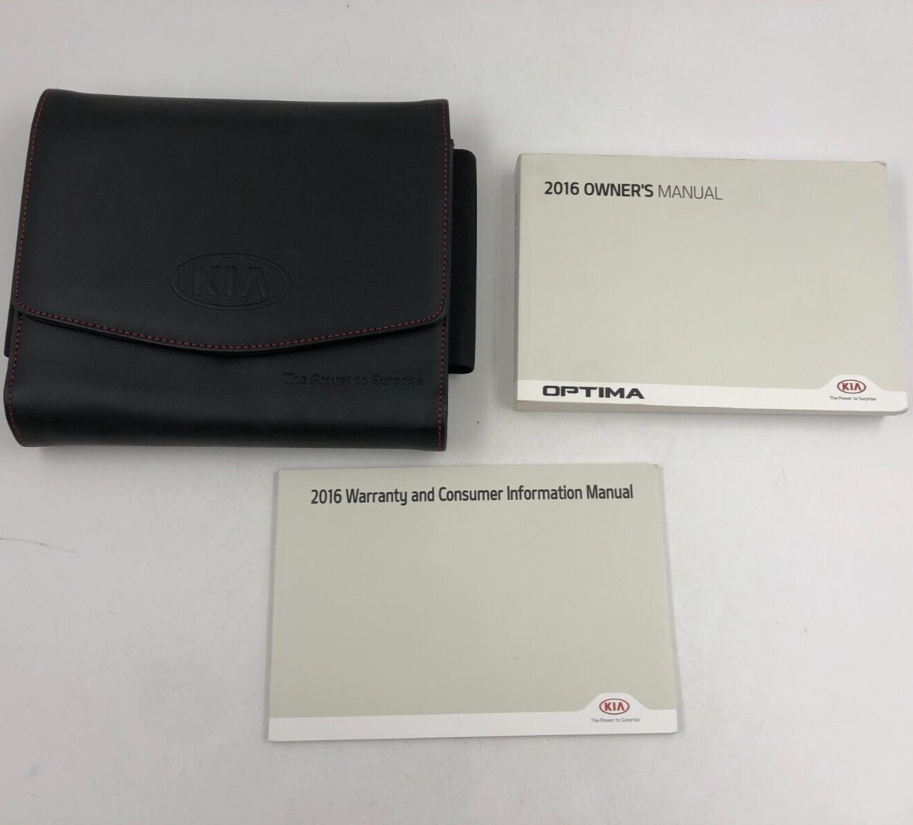 2016 Kia Optima Owners Manual Set with Case OEM D03B27020