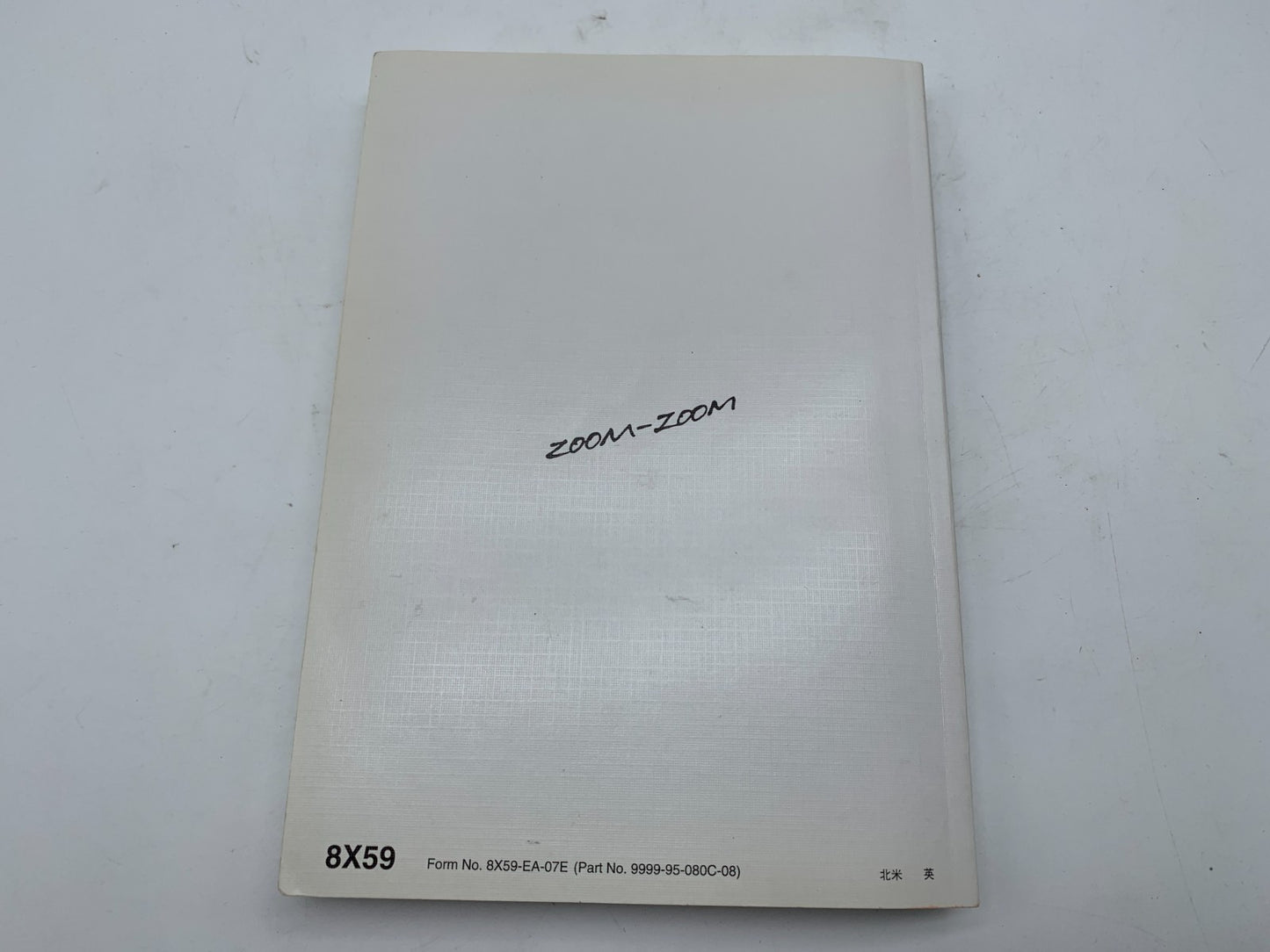 2008 Mazda CX7 CX-7 Owners Manual Set with Case OEM A02B38006