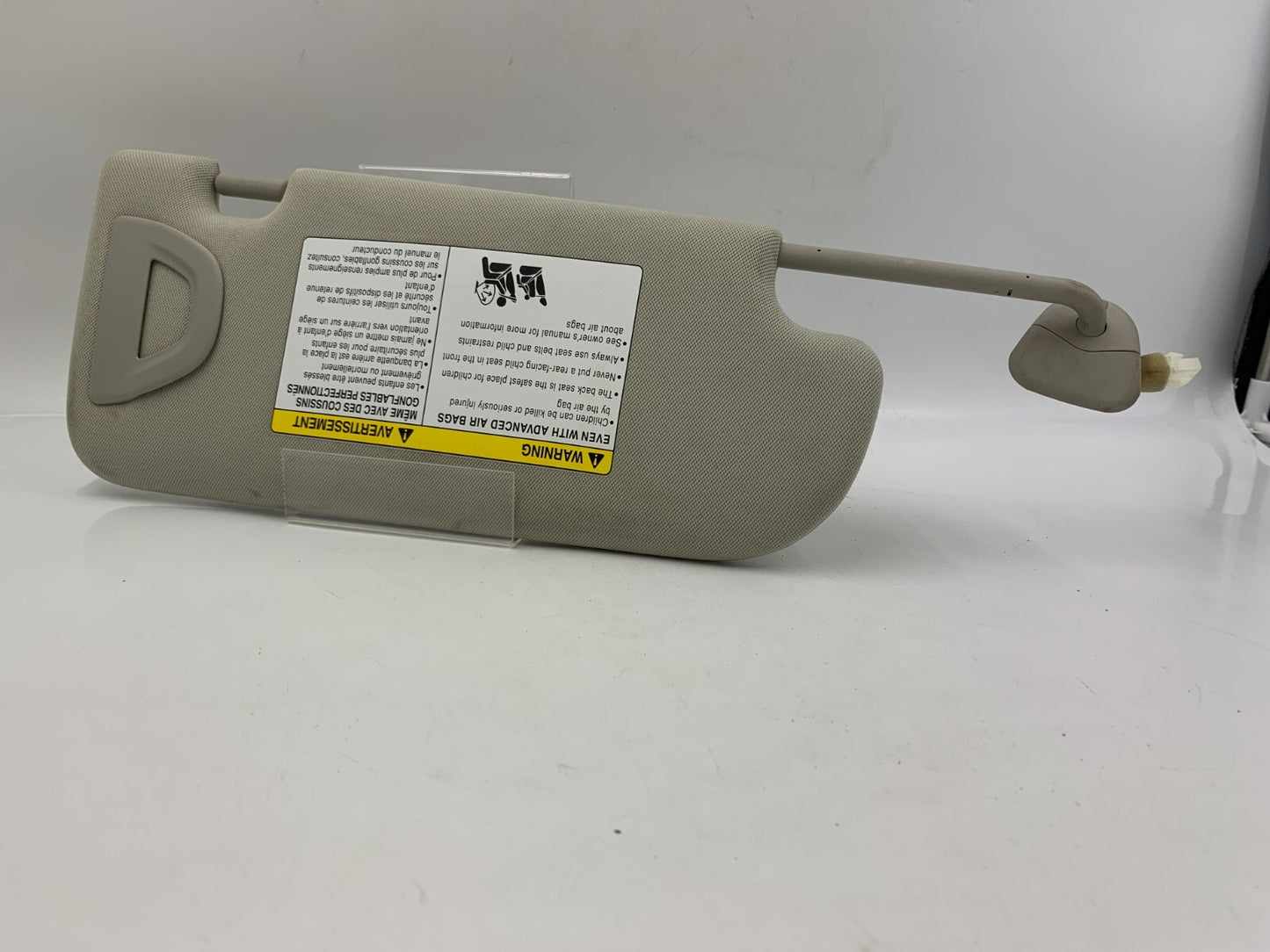 2014-2022 Infiniti Q50 Driver Sun Visor Gray Illuminated OEM E03B04065