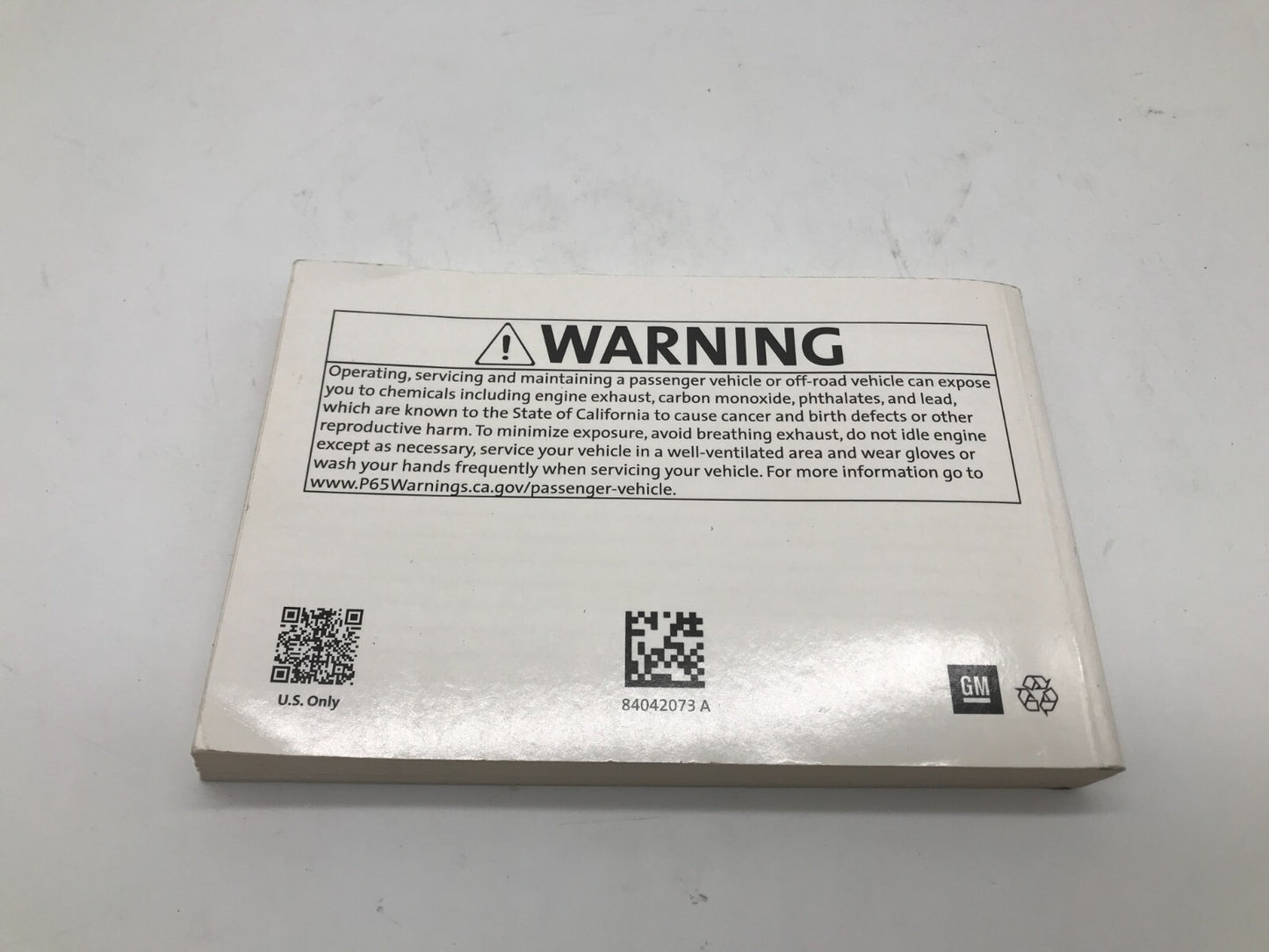 2018 Chevrolet Cruze Owners Manual OEM B03B25079