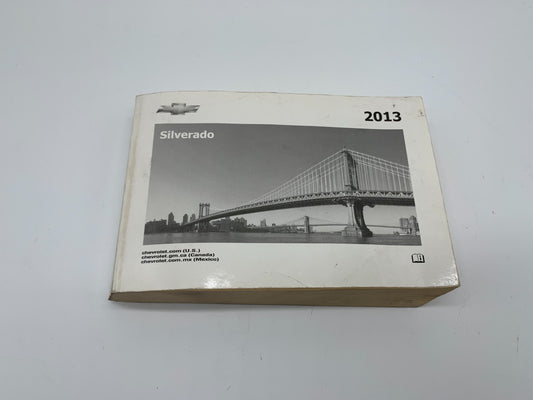 2013 Chevrolet Silverado 1500 Owners Manual OEM A01B49008