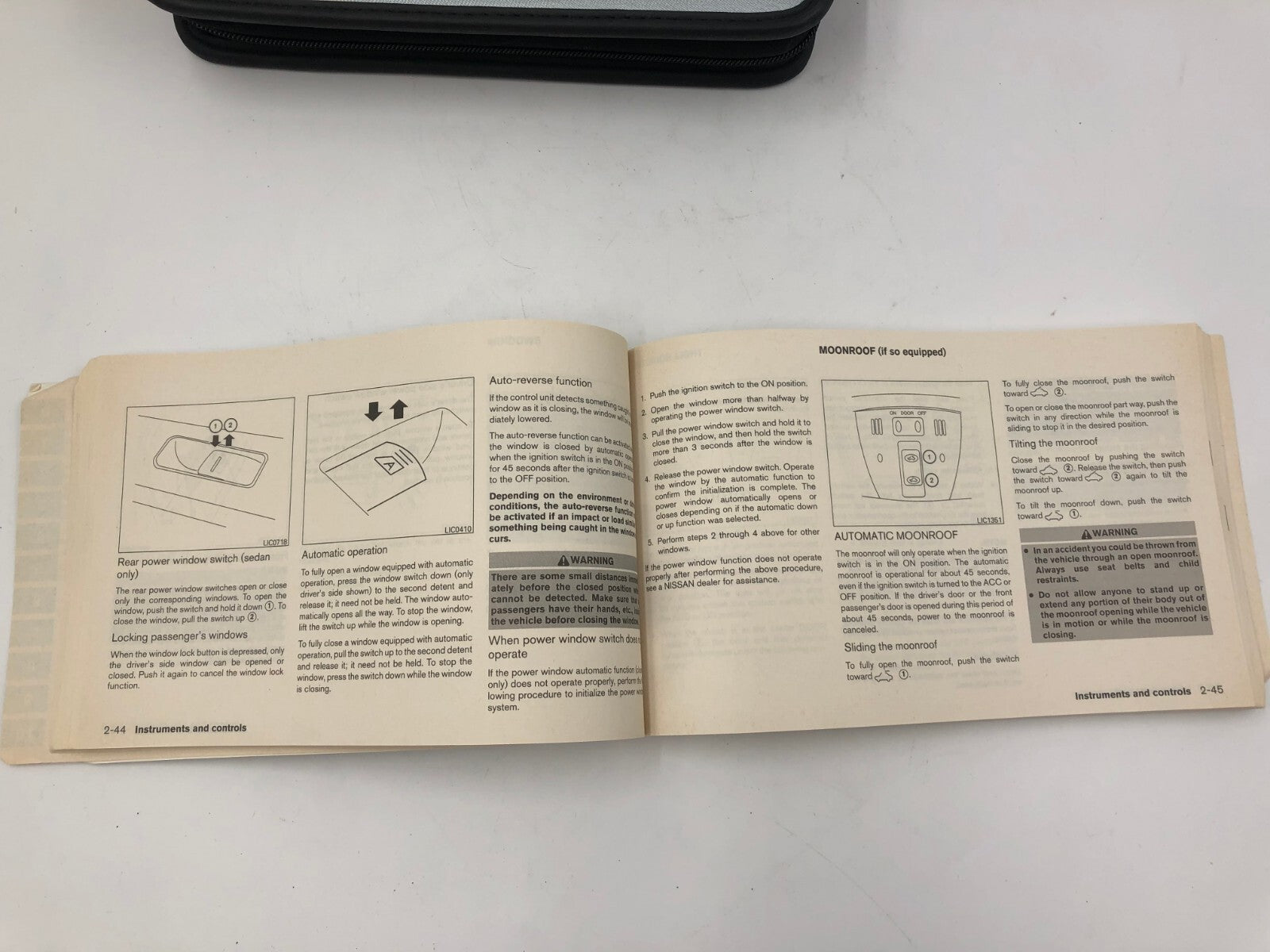 2008 Nissan Altima Owners Manual Set with Case OEM C03B10055