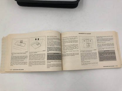 2008 Nissan Altima Owners Manual Set with Case OEM C03B10055