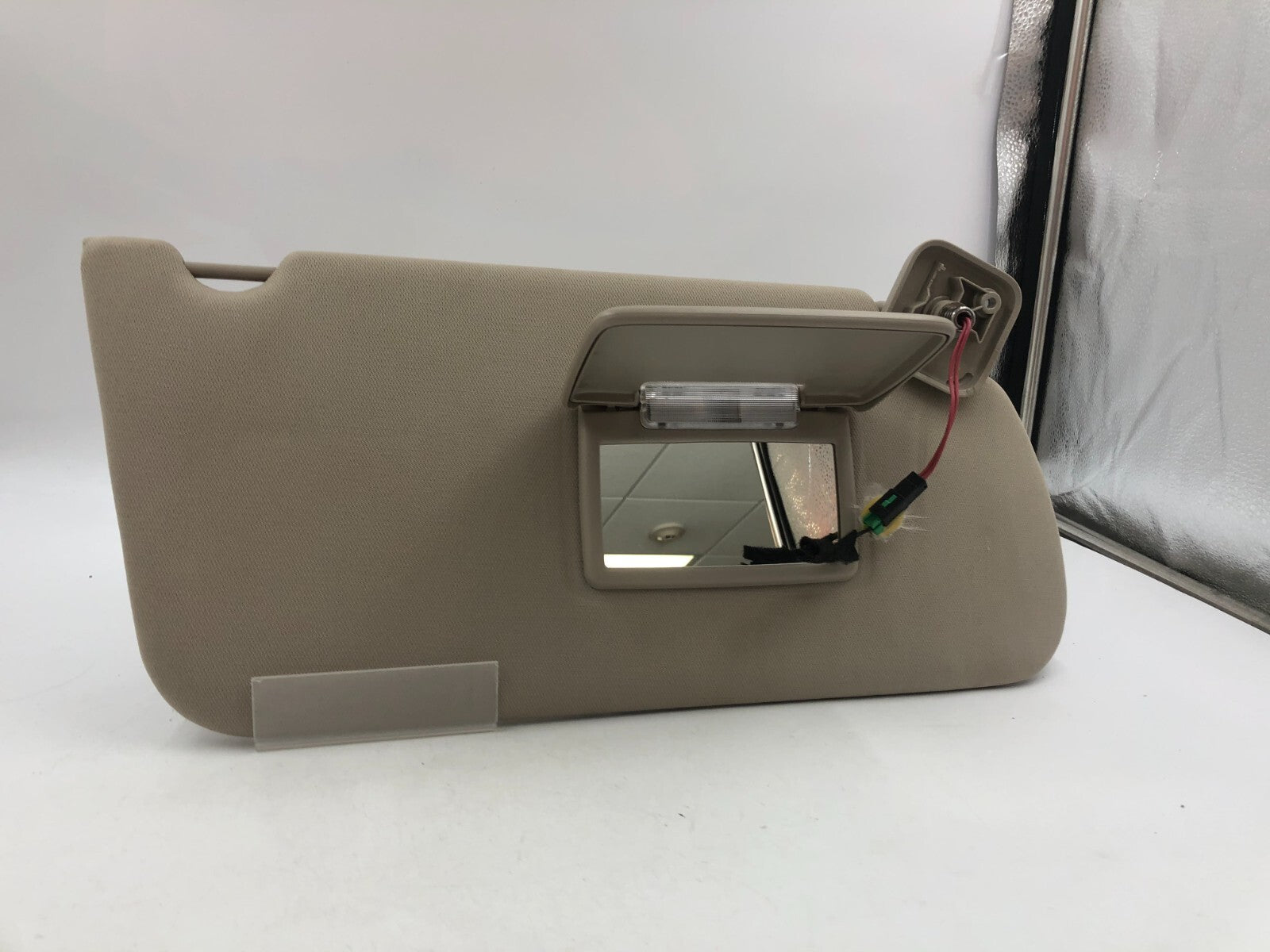 2009-2012 Ford Flex Passenger Sun Visor Shade Tan Illuminated OEM G04B50052