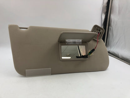 2009-2012 Ford Flex Passenger Sun Visor Shade Tan Illuminated OEM G04B50052