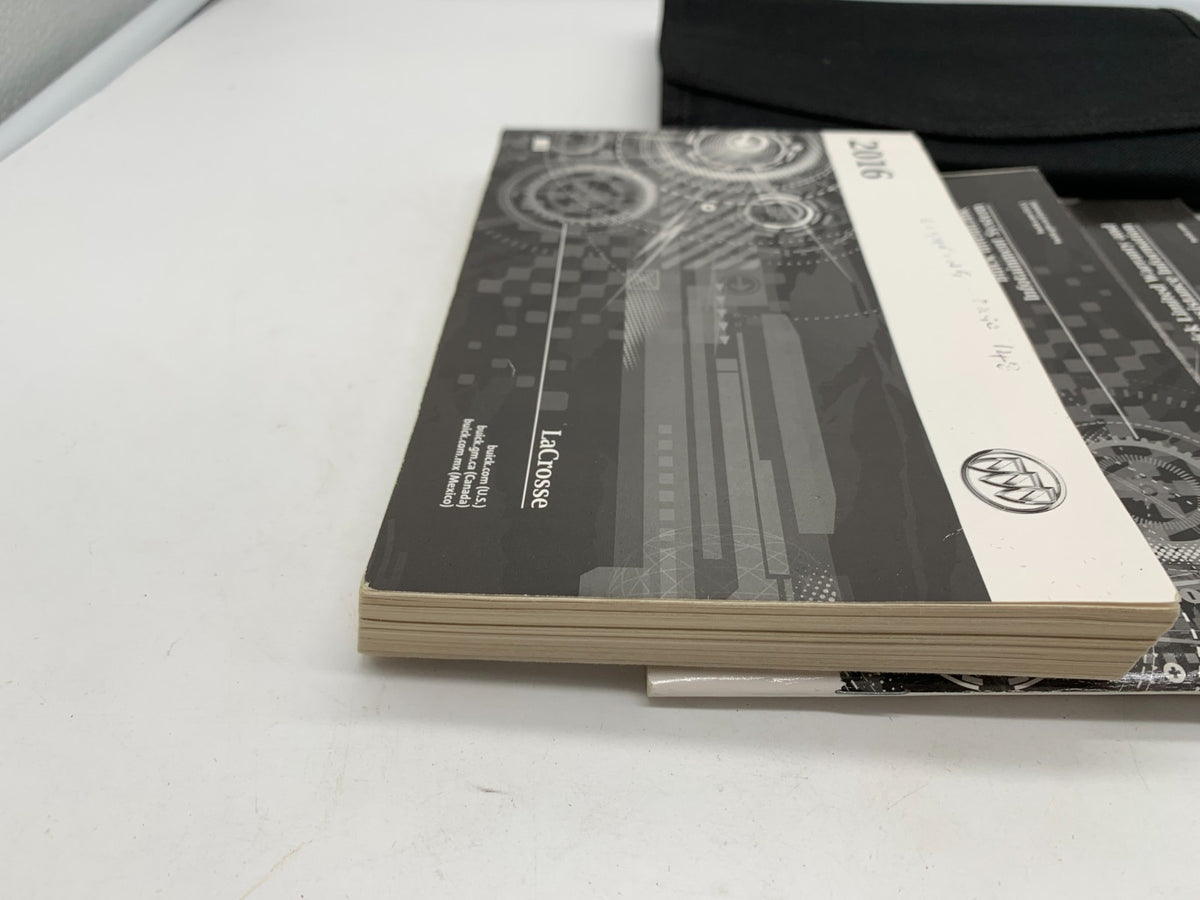2016 Buick Lacrosse Owners Manual Set with Case OEM