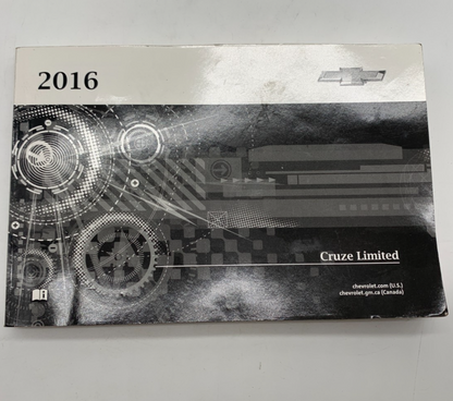 2016 Chevrolet Cruze Owners Manual OEM A02B43009