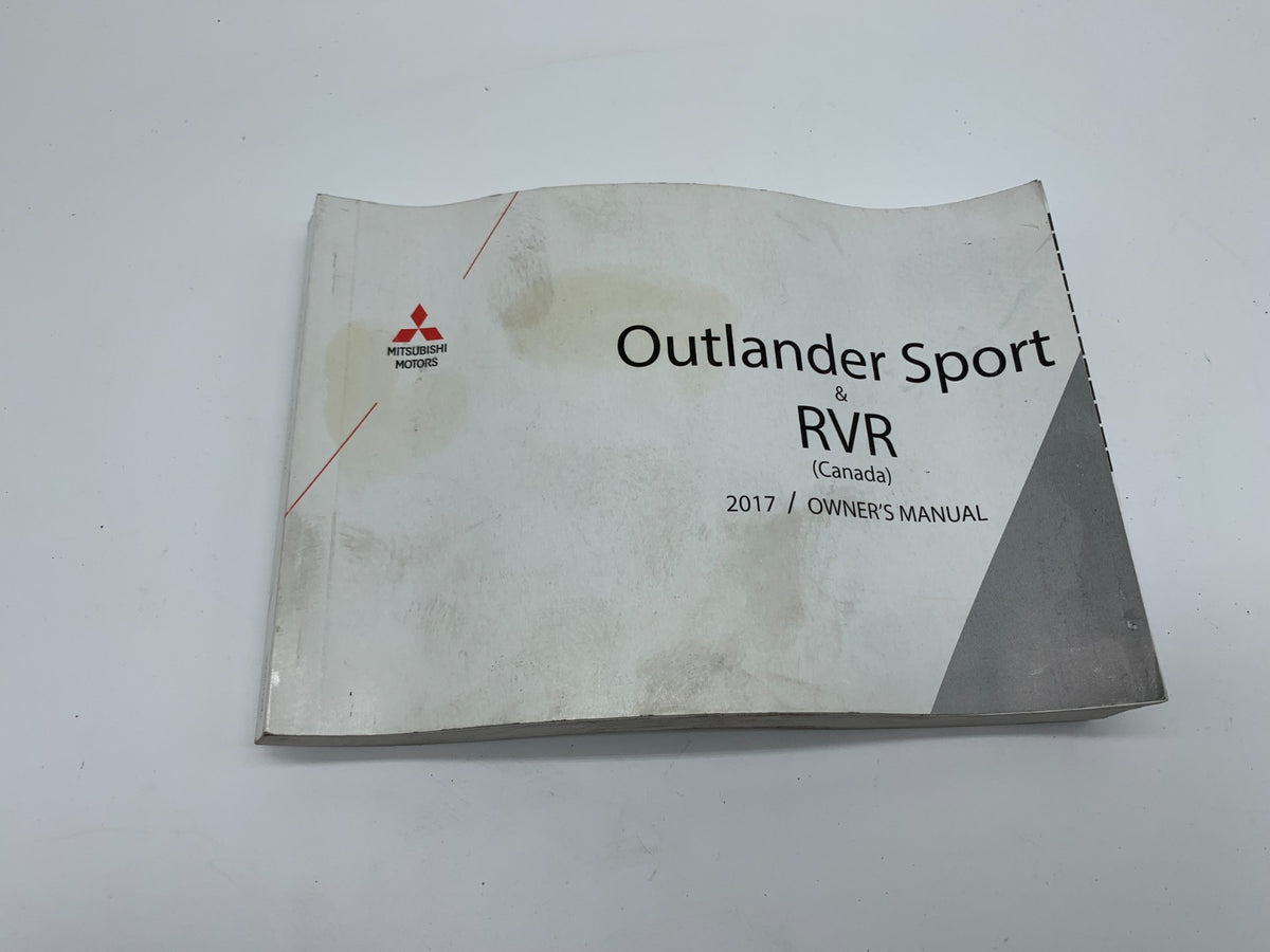 2017 Mitsubishi Outlander Owners Manual OEM A01B50014