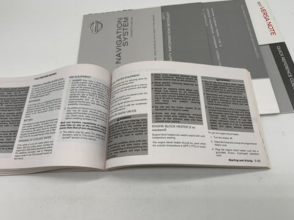 2017 Nissan Versa Note Owners Manual Set with Case OEM