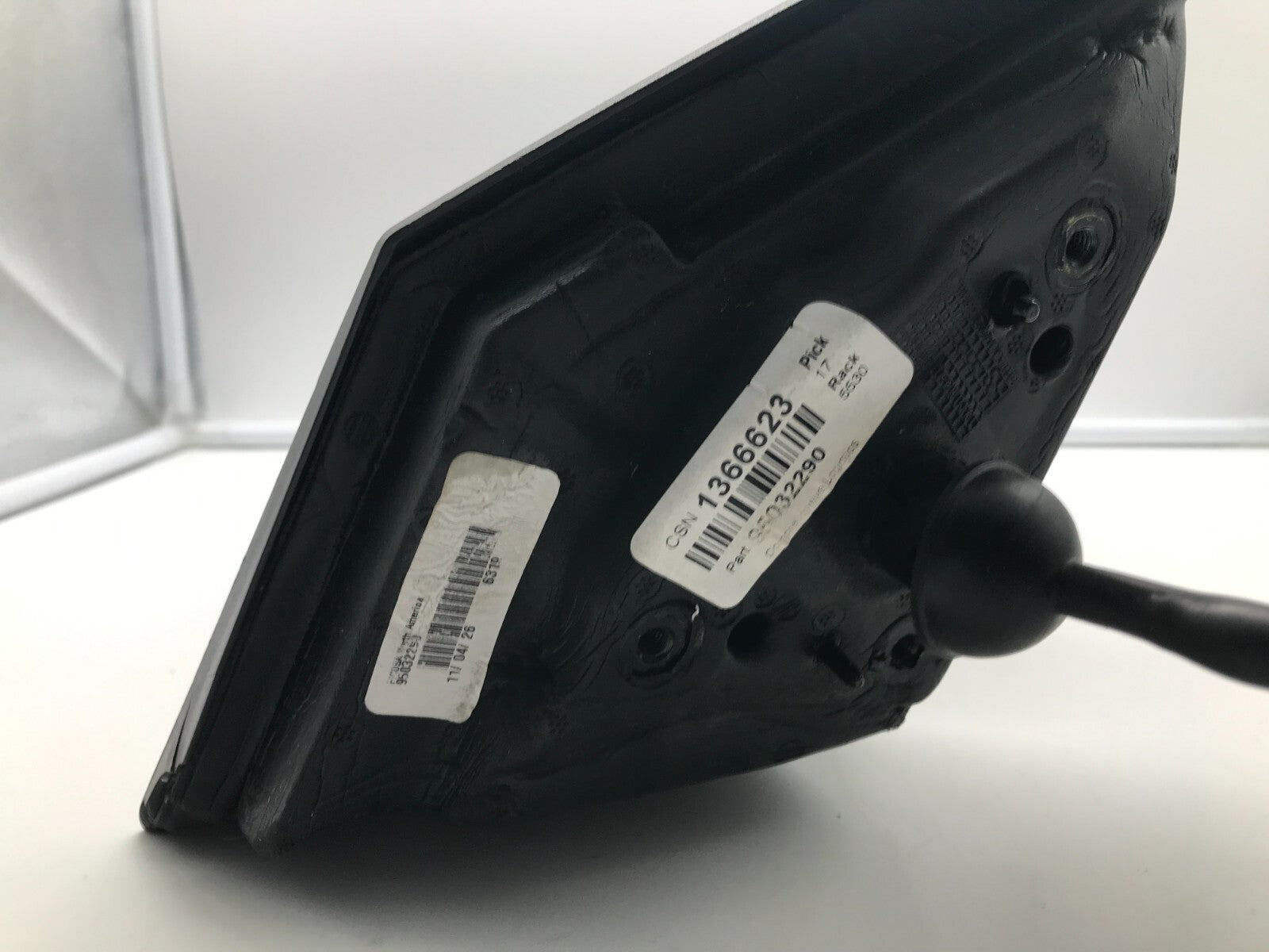 2011-2014 Chevrolet Cruze Passenger Side View Manual Door Mirror Black D01B49047