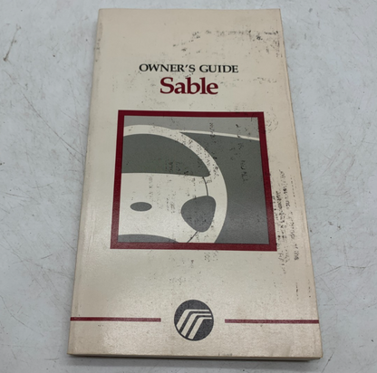 1996 Mercury Sable Owners Manual OEM B01B20099