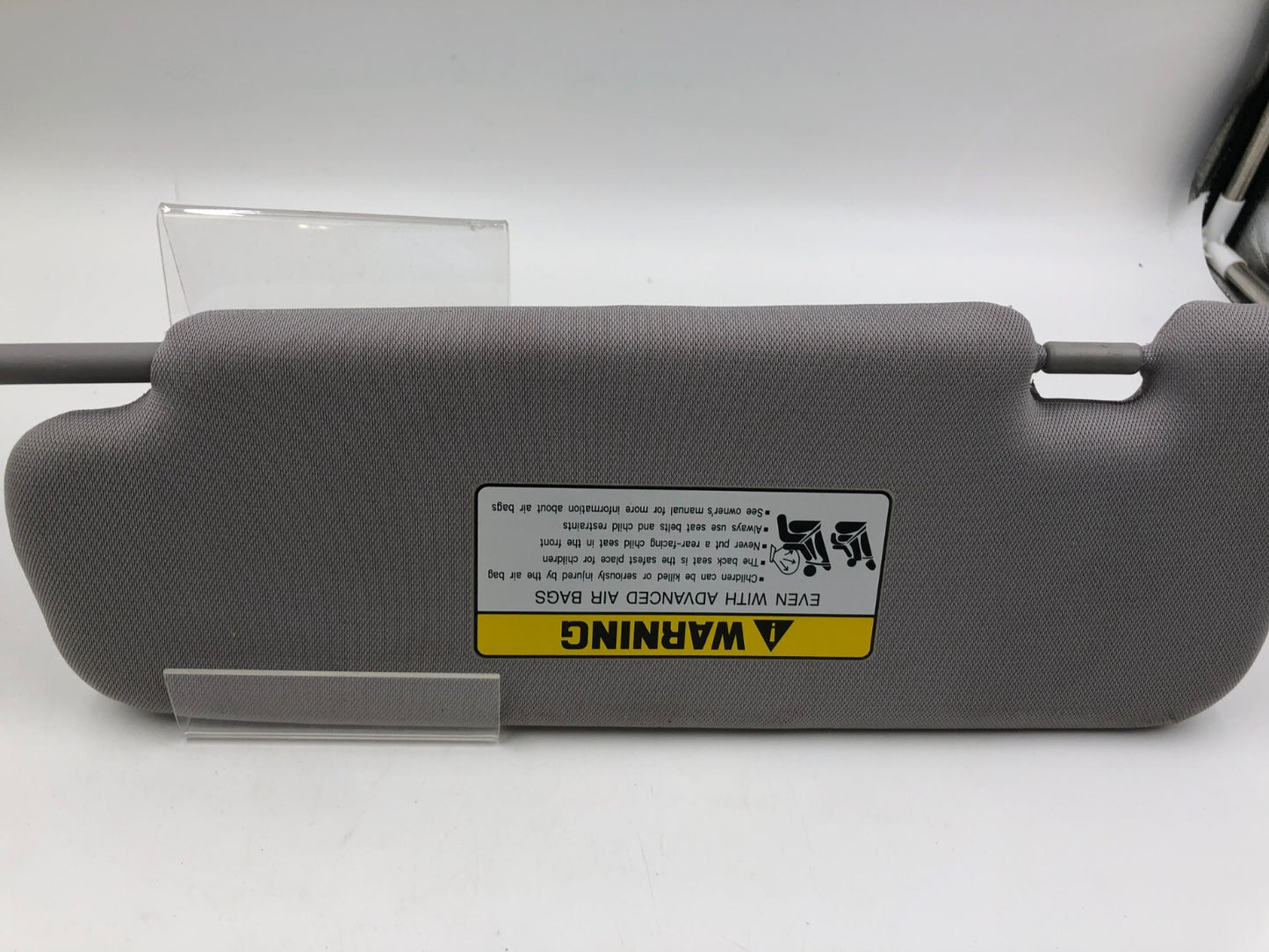 2012-2014 Hyundai Sonata Passenger Sun Visor Sunvisor Gray OEM B01B02002