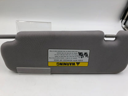 2012-2014 Hyundai Sonata Passenger Sun Visor Sunvisor Gray OEM B01B02002