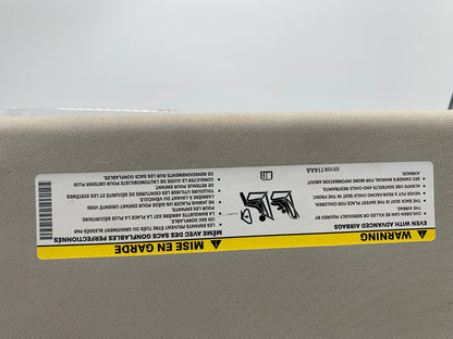 2014-2018 Jeep Grand Cherokee Passenger Sun Visor Gray Illuminated OEM D03B19015