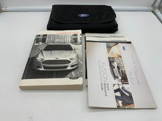 2015 Ford Fusion Owners Manual Set with Case OEM D01B45019