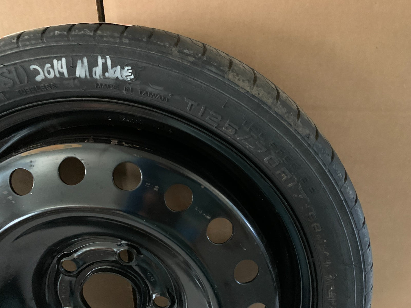2010-2016 Buick Lacrosse 17" Spare Tire Compact Donut T125/70R17 OEM1