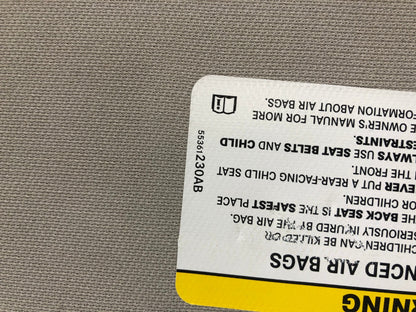 2011-2020 Dodge Caravan Passenger Sun Visor Sunvisor Gray OEM D04B03082