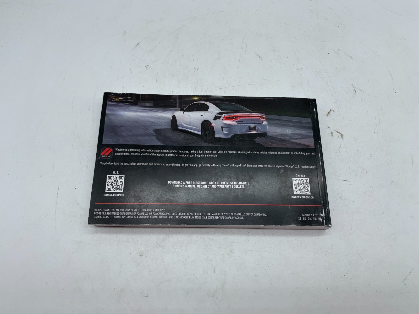 2021 Dodge Charger Owners Manual OEM A03B44006