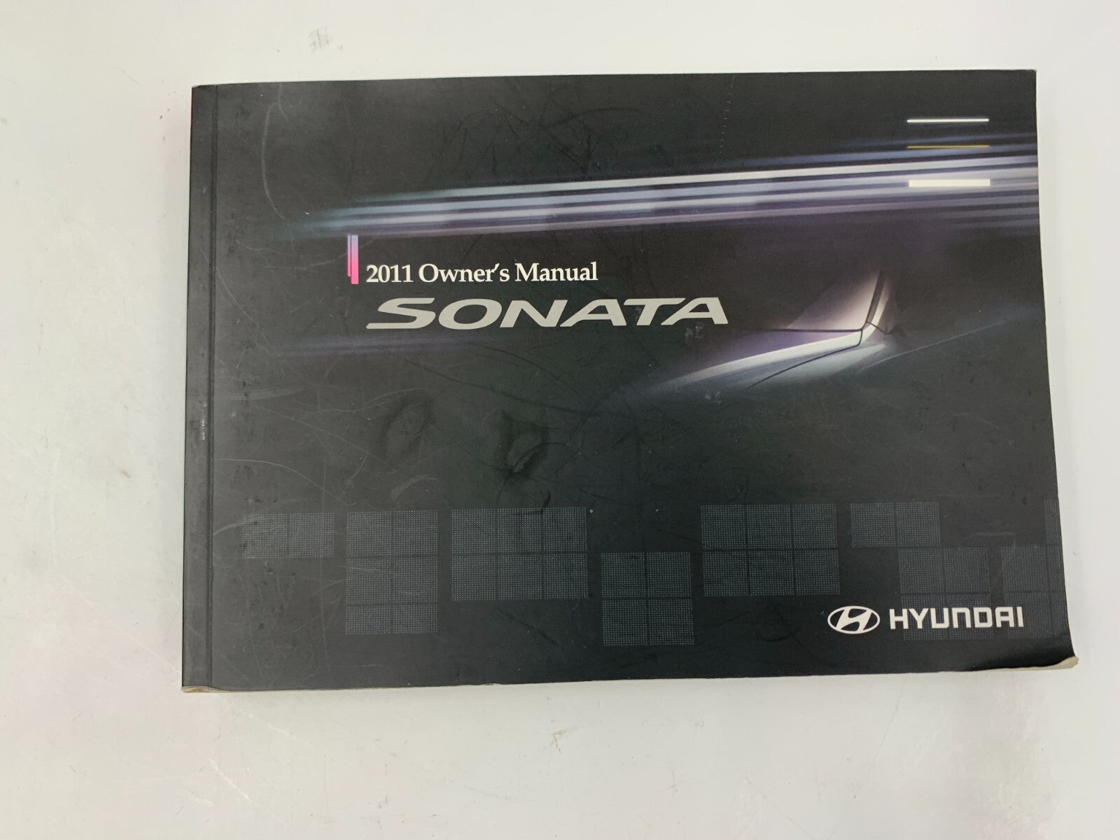 2011 Hyundai Sonata Owners Manual Set with Case OEM E02B30024